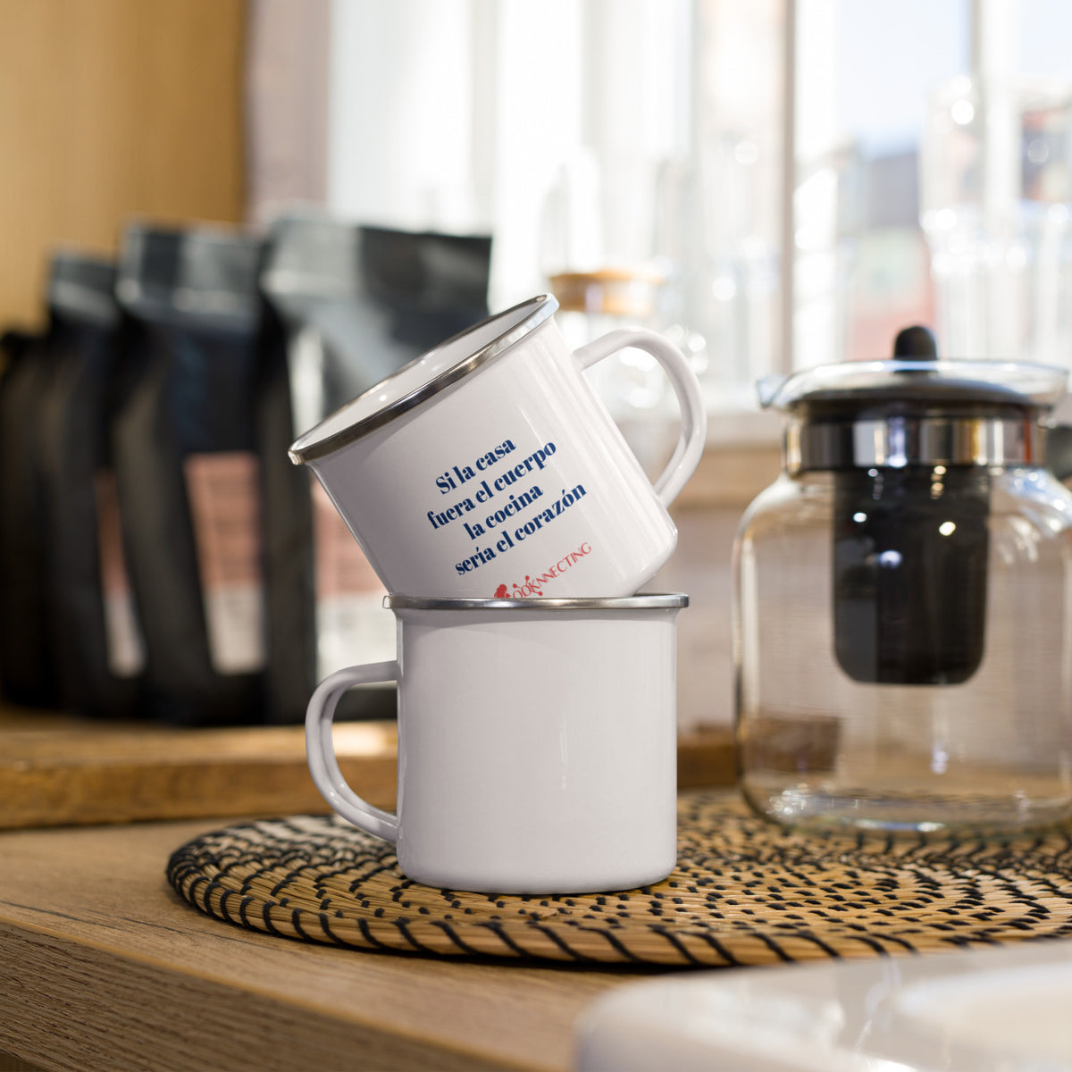 taza esmaltada
